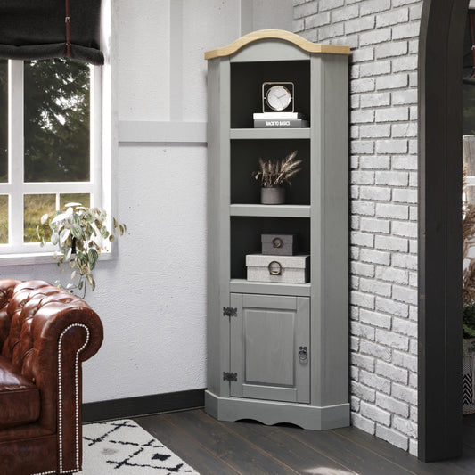 Corner Shelf Corona Gray | Furniture Dash